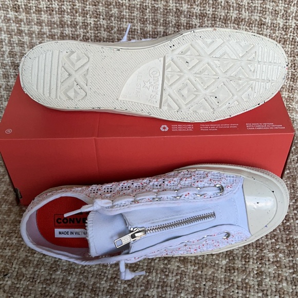 Converse Chuck 70 OX White/Bright Poppy/Egret WMNS - Picture 4 of 16